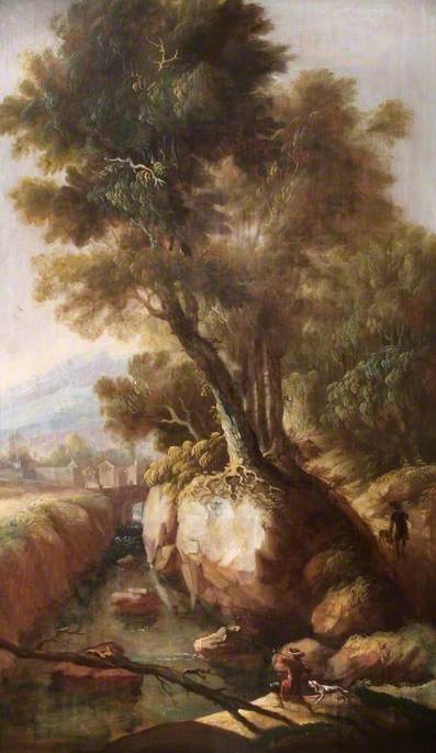 Wikioo.org - The Encyclopedia of Fine Arts - Painting, Artwork by Robert Robinson - Hunting by the River