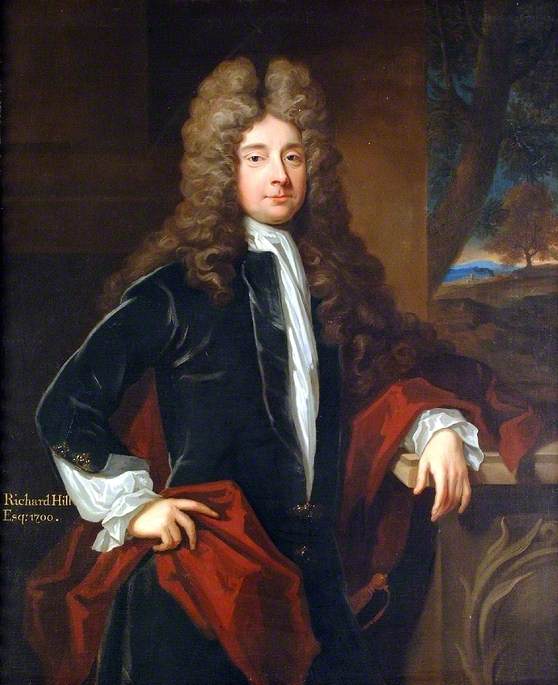 Wikioo.org - The Encyclopedia of Fine Arts - Painting, Artwork by Charles D' Agar - The Reverend and Right Honourable Richard Hill (1654–1727)