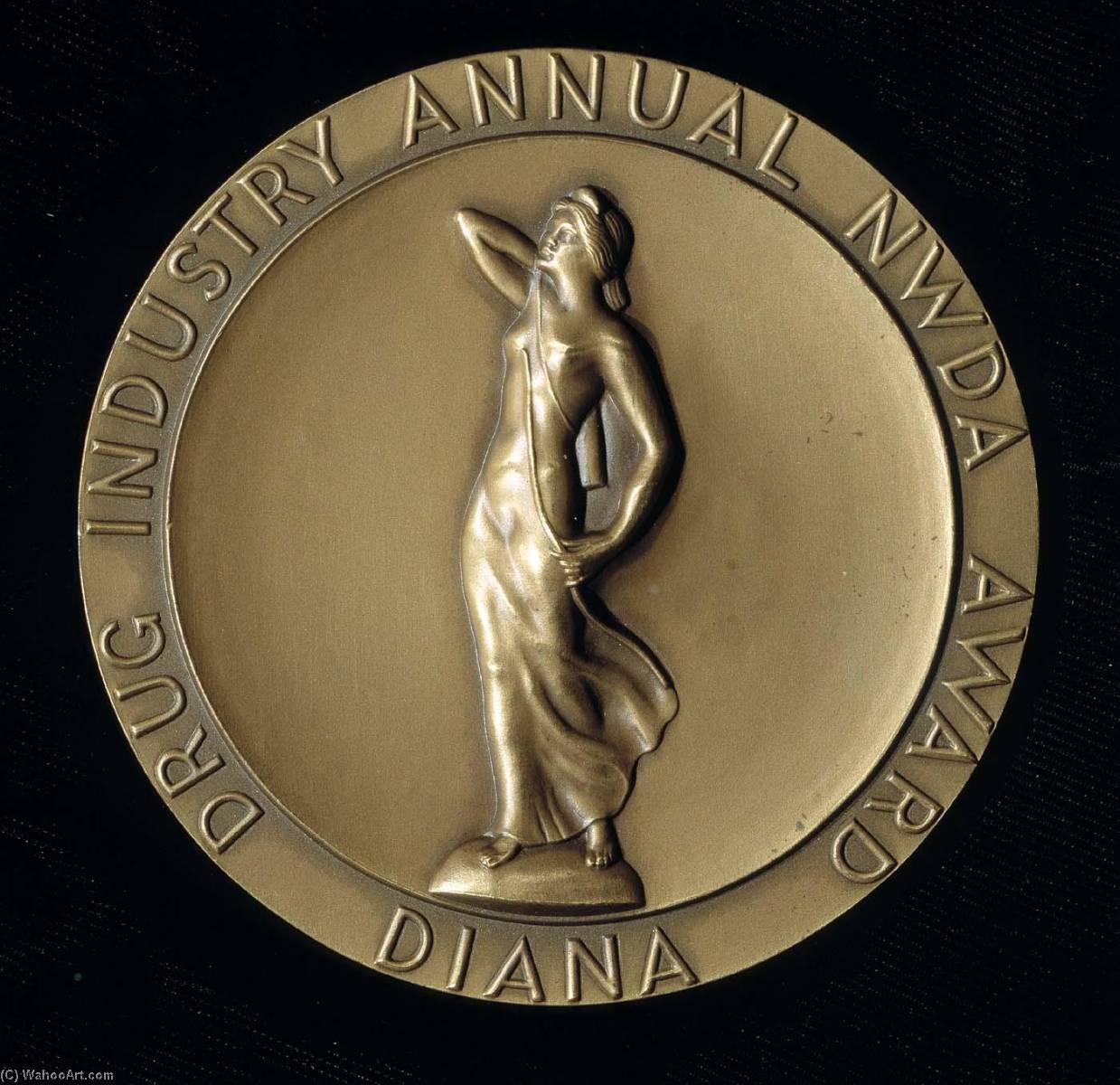 WikiOO.org - אנציקלופדיה לאמנויות יפות - ציור, יצירות אמנות Joseph Emile Renier - Drug Industry Annual NWDA Award (Diana Award) (design for obverse)