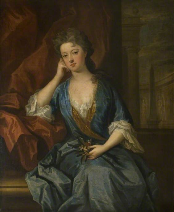 Wikioo.org - The Encyclopedia of Fine Arts - Painting, Artwork by Charles D' Agar - Miss Vere Isham (1686–1760), Daughter of the 4th Bt Isham