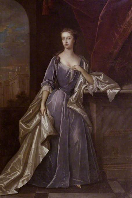 Wikioo.org - The Encyclopedia of Fine Arts - Painting, Artwork by Charles D' Agar - Lady Amabel Grey (1698–1727)