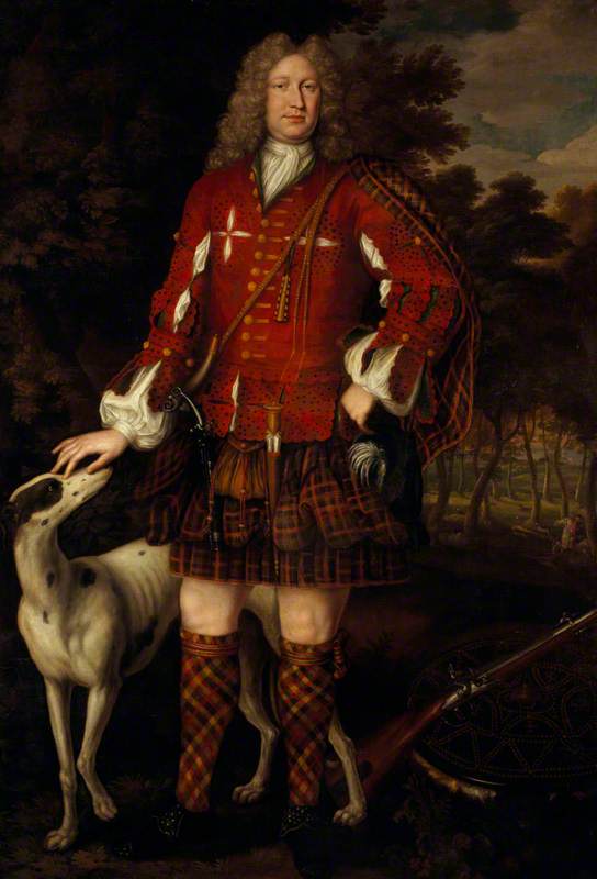 Wikioo.org - The Encyclopedia of Fine Arts - Painting, Artwork by Richard Waitt - Kenneth Sutherland (d.1734), 3rd Lord Duffus, Jacobite