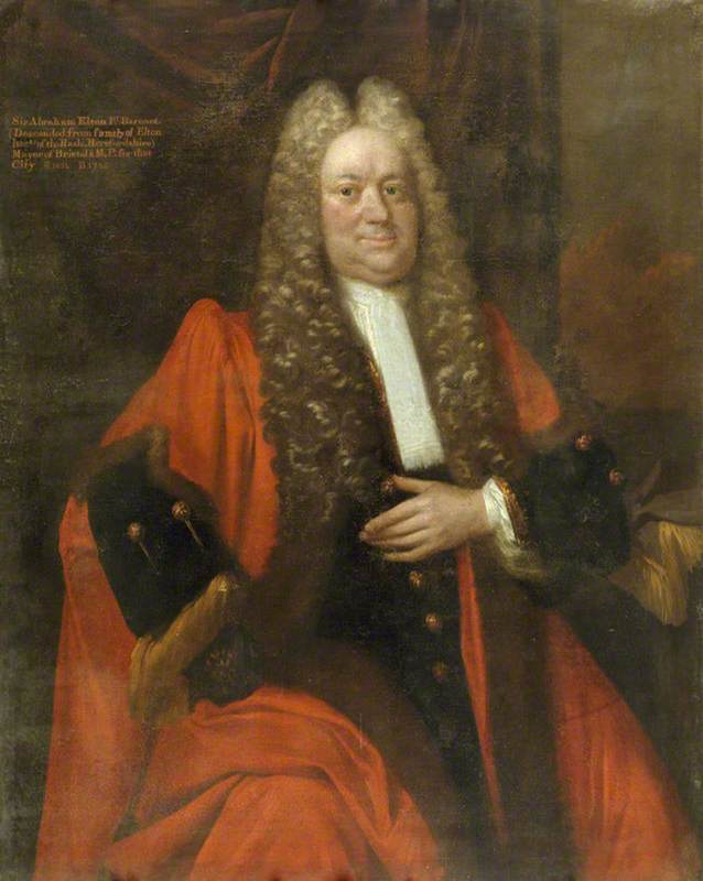 WikiOO.org - Encyclopedia of Fine Arts - Maľba, Artwork Johan Van Diest - Sir Abraham Elton (1654–1727), 1st Bt, MP, as Mayor of Bristol