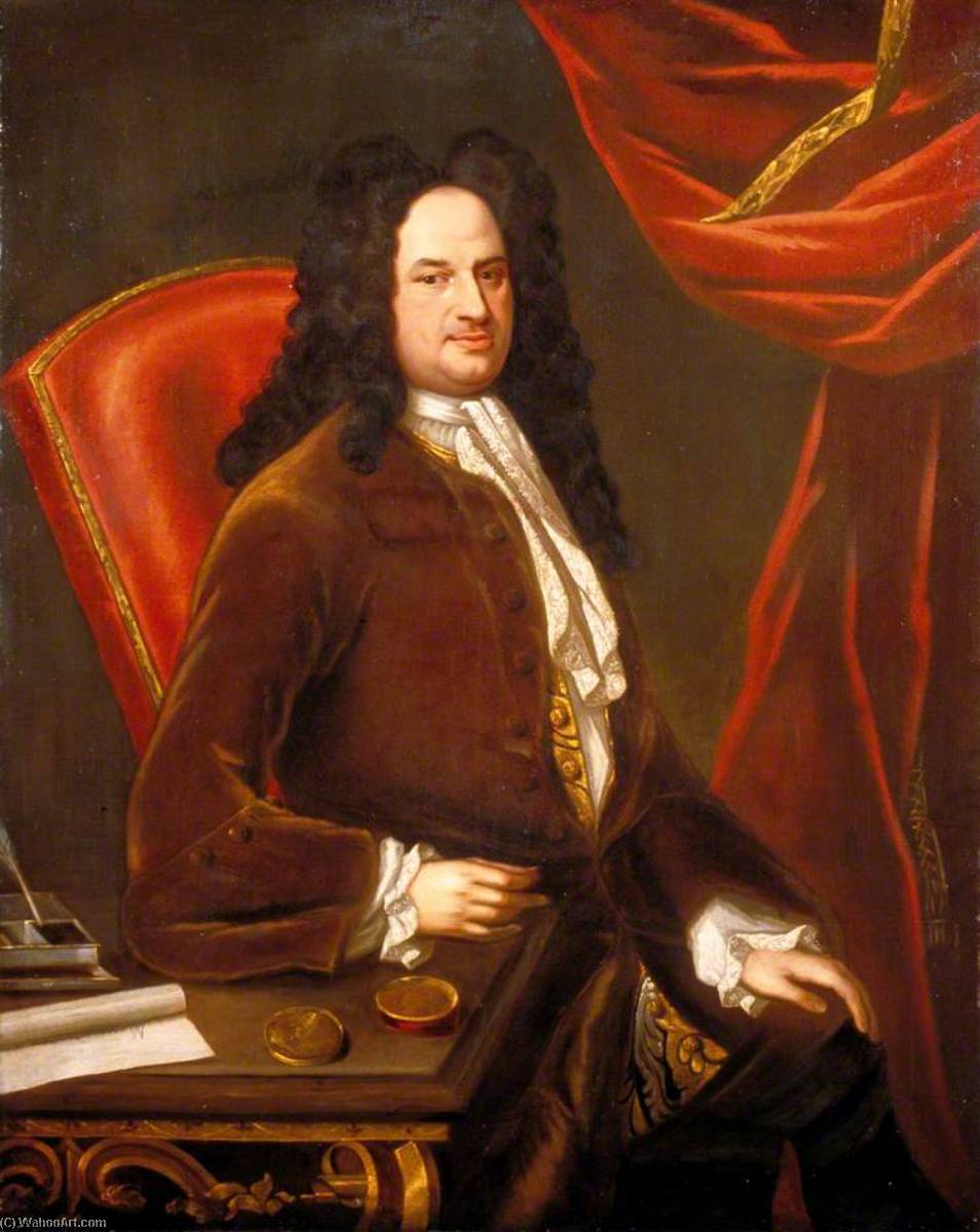 WikiOO.org - אנציקלופדיה לאמנויות יפות - ציור, יצירות אמנות Johan Van Diest - James Stanhope (1673–1721), 1st Earl of Stanhope, Soldier and Statesman