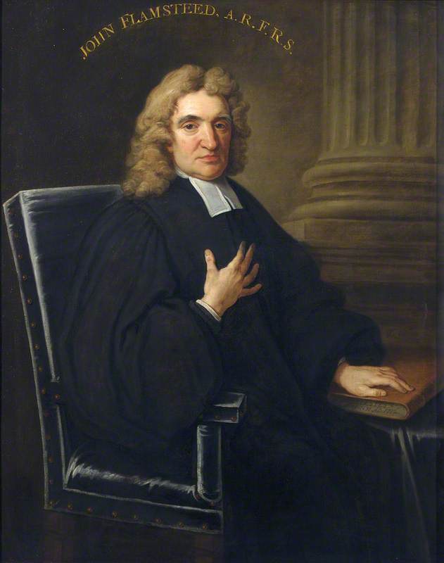 Wikioo.org - The Encyclopedia of Fine Arts - Painting, Artwork by Thomas Gibson - John Flamsteed (1646–1719)