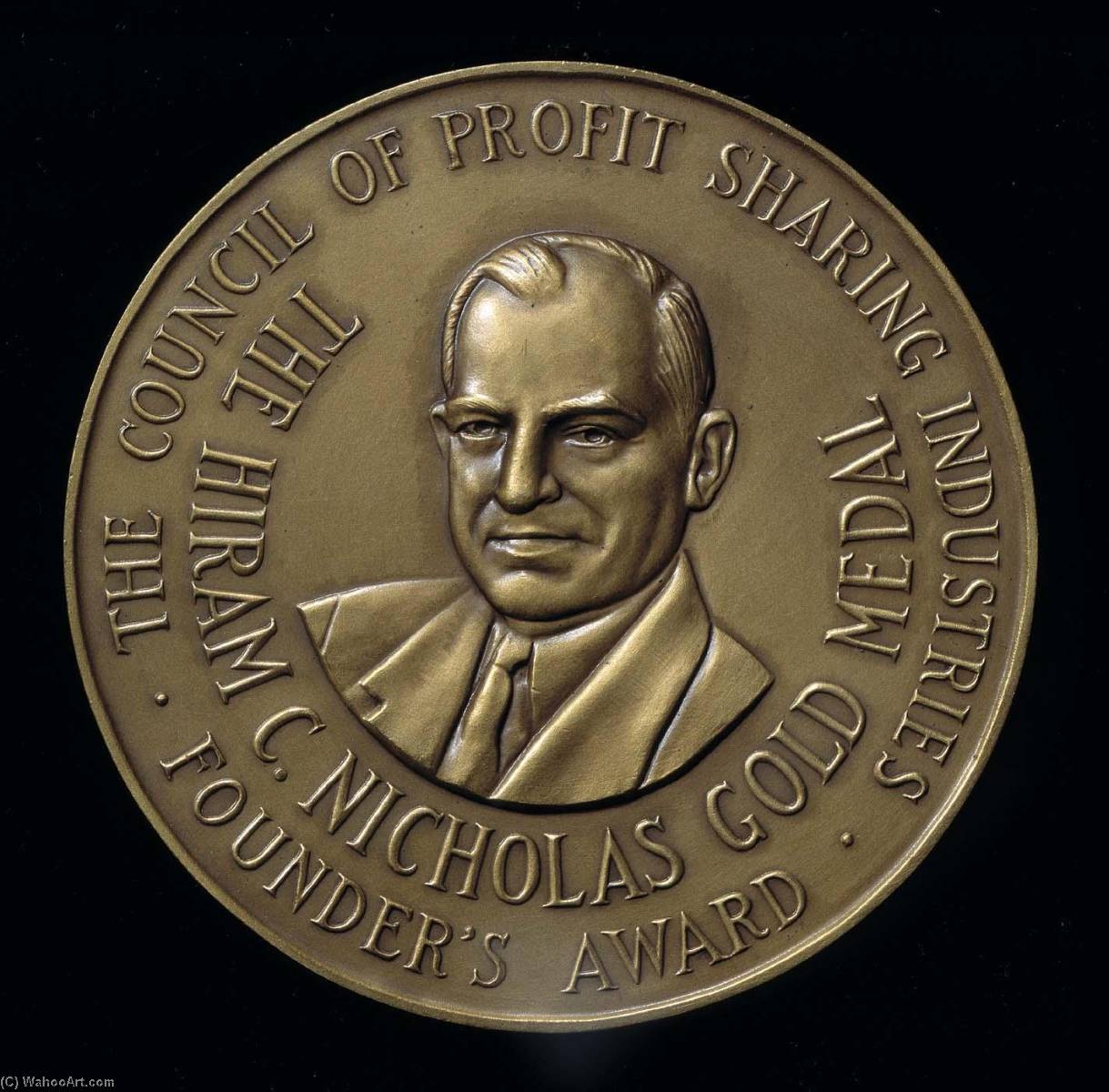 WikiOO.org - Encyclopedia of Fine Arts - Maalaus, taideteos Joseph Emile Renier - Hiram C. Nicholas Gold Medal, Founder's Award, The Council of Profit Sharing Industries