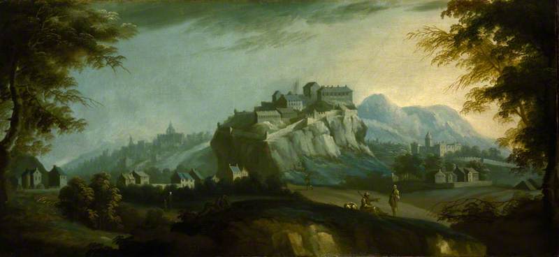 Wikioo.org - The Encyclopedia of Fine Arts - Painting, Artwork by James Norie - Edinburgh from the West