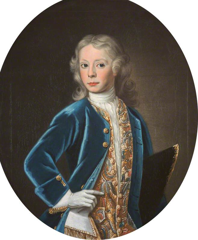 Wikioo.org - The Encyclopedia of Fine Arts - Painting, Artwork by William Mosman - Lieutenant Colonel Alexander Murray of Cringletie (1719–1762), as a Child
