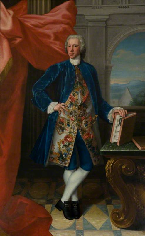 Wikioo.org - The Encyclopedia of Fine Arts - Painting, Artwork by William Mosman - Thomas Kennedy, 9th Earl of Cassillis