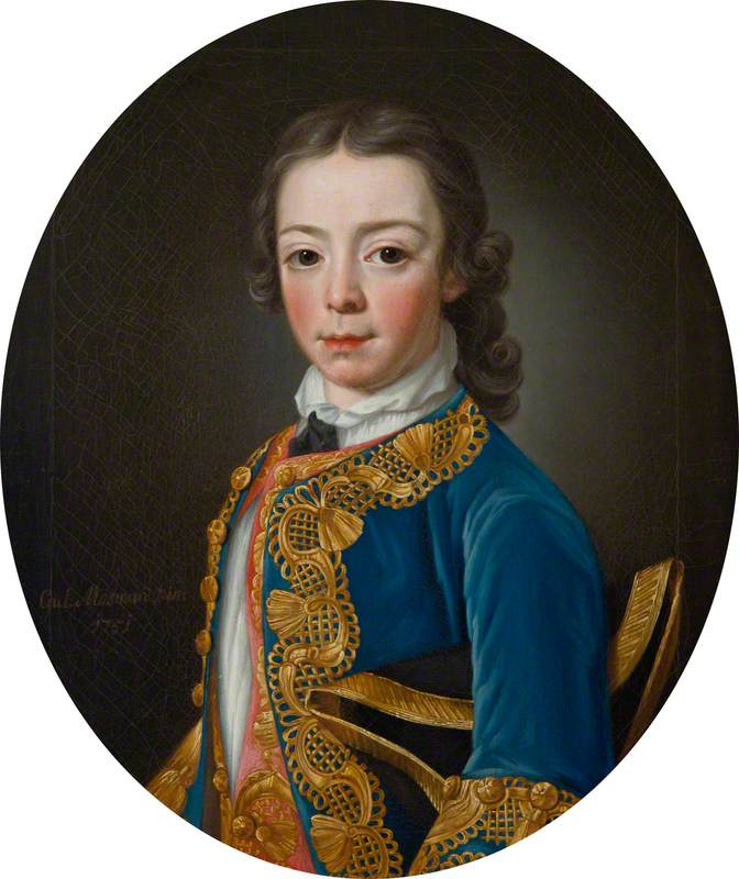 Wikioo.org - The Encyclopedia of Fine Arts - Painting, Artwork by William Mosman - John Erskine (1742–1812), 15th of Dun, as a Boy
