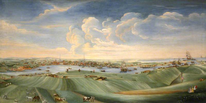 Wikioo.org - The Encyclopedia of Fine Arts - Painting, Artwork by William Mosman - View of Aberdeen
