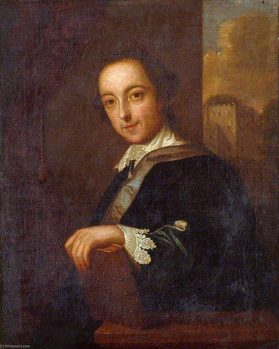 Wikioo.org - The Encyclopedia of Fine Arts - Painting, Artwork by John Giles Eccardt - Horace Walpole (1717–1797)