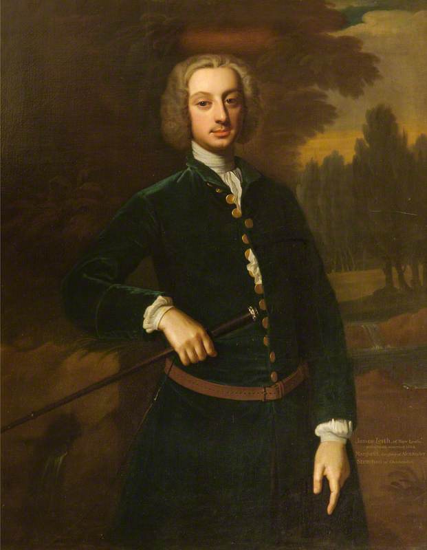 Wikioo.org - The Encyclopedia of Fine Arts - Painting, Artwork by John Giles Eccardt - John Monckton (1695–1751), 1st Viscount Galway