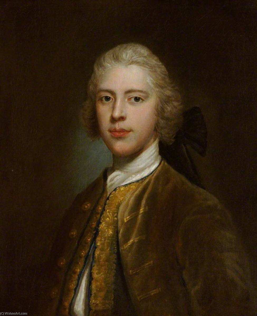 Wikoo.org - موسوعة الفنون الجميلة - اللوحة، العمل الفني Arthur Pond - Charles Boyle, Viscount Dungarvan (1729–1759)