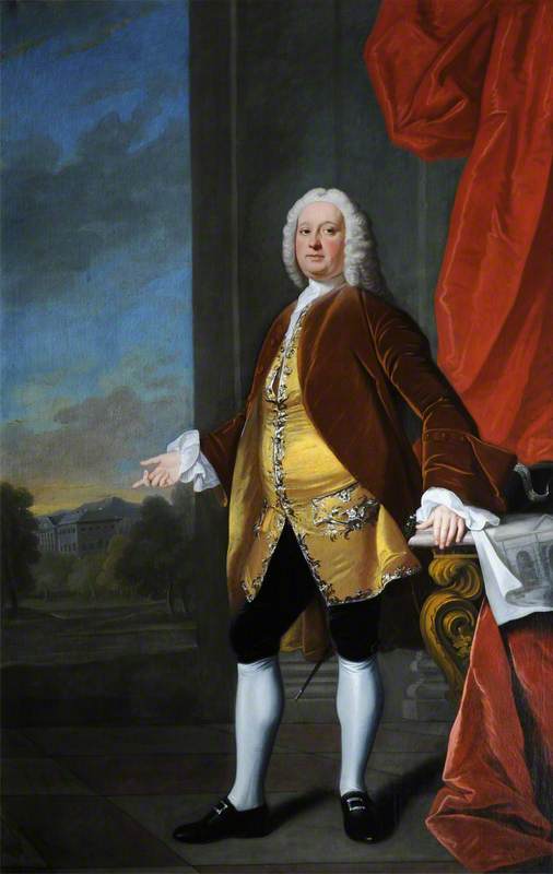 Wikioo.org - The Encyclopedia of Fine Arts - Painting, Artwork by Henry Pickering - Sir Rowland Winn (1706–1765), 4th Bt