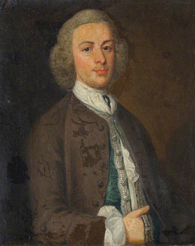 Wikioo.org - The Encyclopedia of Fine Arts - Painting, Artwork by Henry Pickering - Sir Jacob Downing (d.1764), 4th Bt