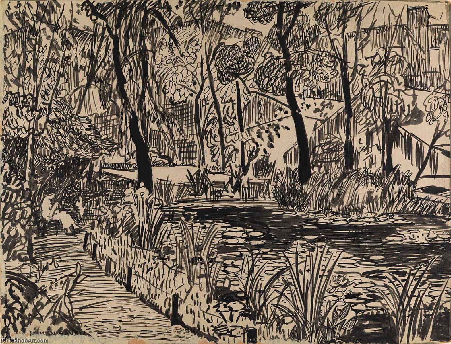 Wikioo.org - สารานุกรมวิจิตรศิลป์ - จิตรกรรม Henry Lyman Saÿen - (Arboretum)