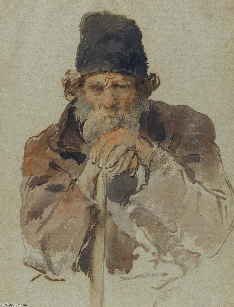 WikiOO.org - Encyclopedia of Fine Arts - Lukisan, Artwork Konstantin Yegorovich Makovsky - Russian Peasant