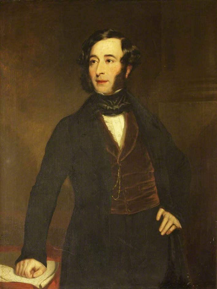 Wikioo.org - The Encyclopedia of Fine Arts - Painting, Artwork by James Curnock - John George Shaw, Esq., Mayor of Bristol (1853–1855)