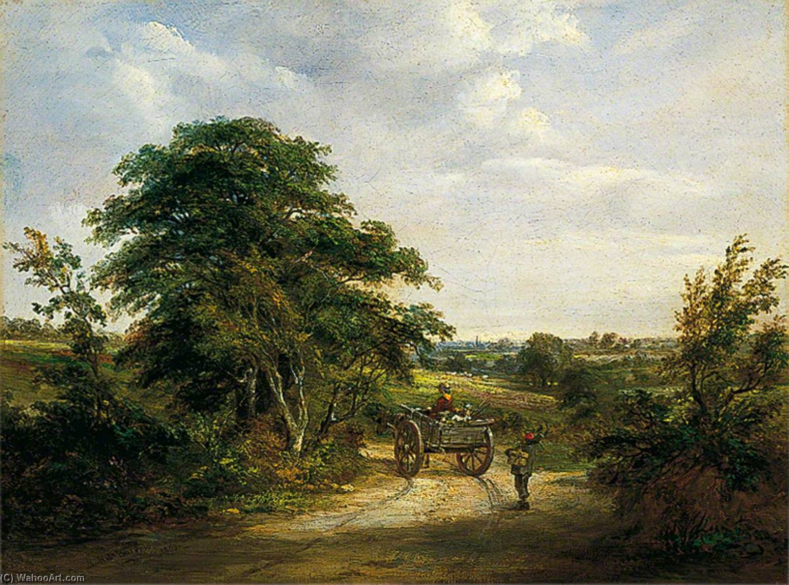 Wikioo.org - The Encyclopedia of Fine Arts - Painting, Artwork by Robert Burrows - Foxhall Road, Ipswich