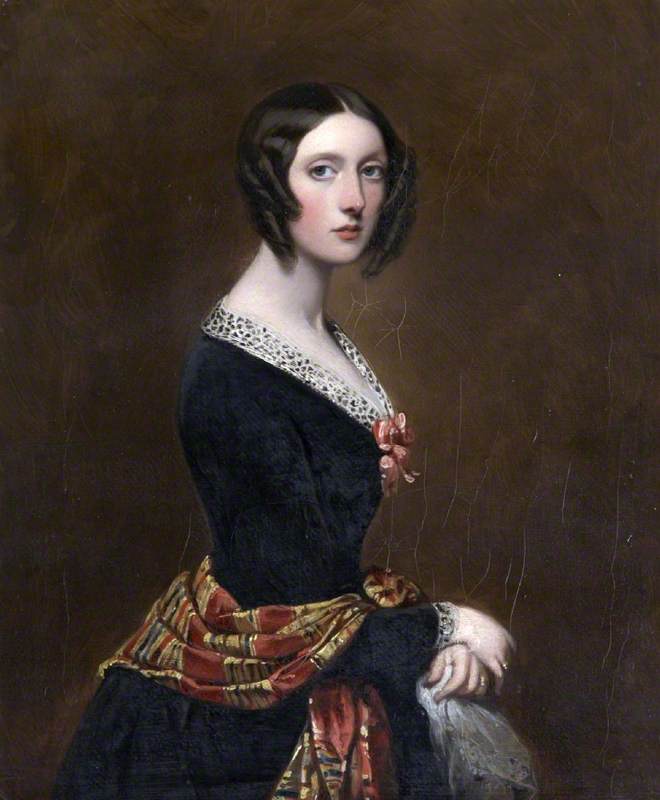 Wikioo.org - The Encyclopedia of Fine Arts - Painting, Artwork by Richard Buckner - Harriet Parker (1809–1897), Countess of Morley