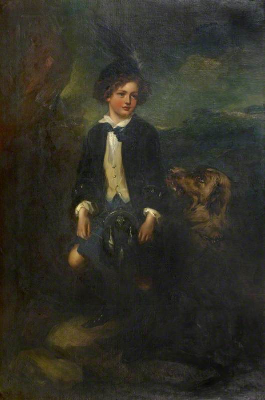 Wikioo.org - The Encyclopedia of Fine Arts - Painting, Artwork by Richard Buckner - William (1845–1893), 12th Duke of Hamilton, as a Boy