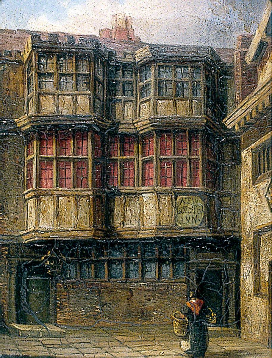 Wikioo.org - The Encyclopedia of Fine Arts - Painting, Artwork by David Hodgson - Sir Benjamin Wrench's Court, Norwich