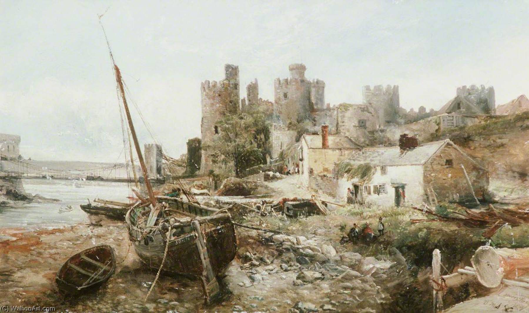 Wikioo.org - The Encyclopedia of Fine Arts - Painting, Artwork by William Webb - Conway Castle