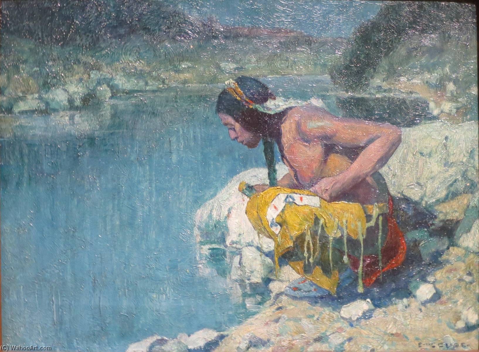Wikioo.org – L'Enciclopedia delle Belle Arti - Pittura, Opere di Eanger Irving Couse - 