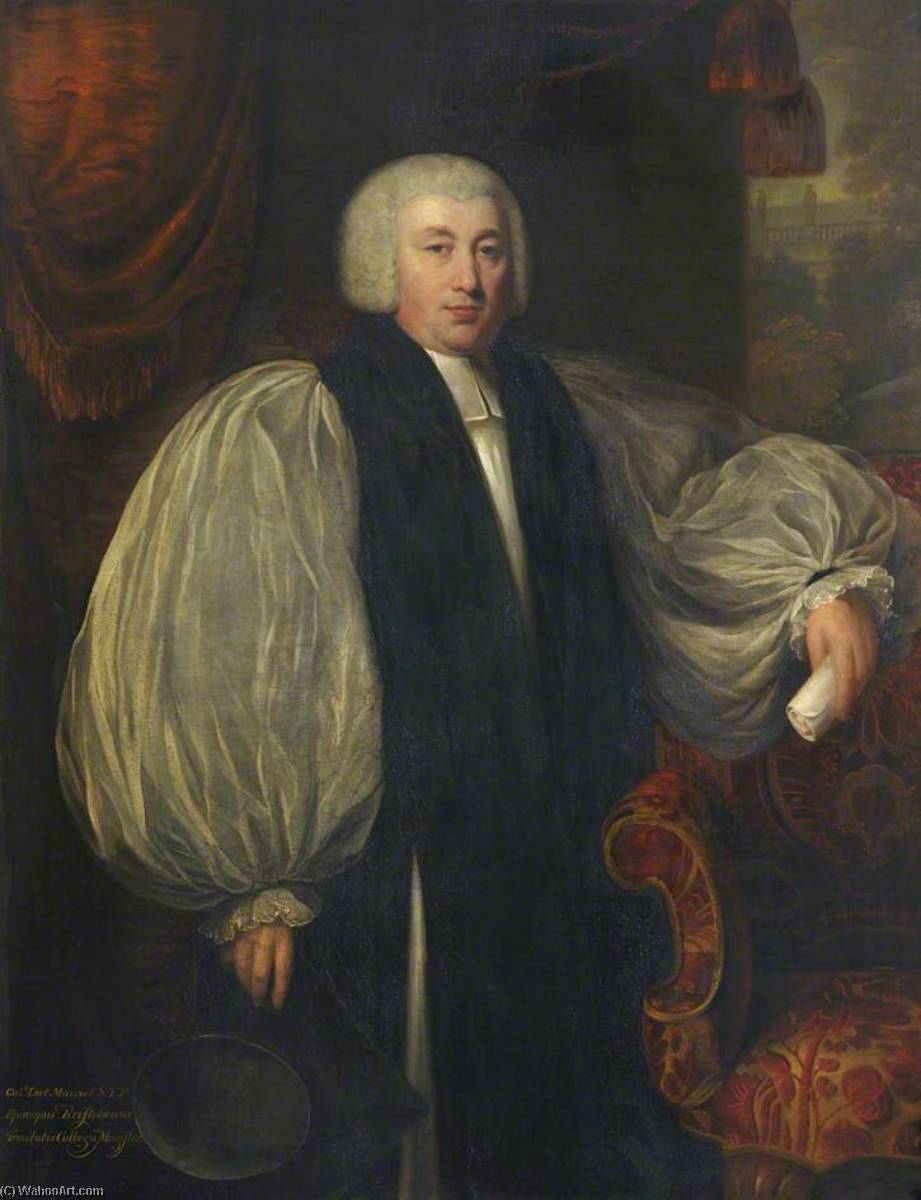 Wikioo.org - The Encyclopedia of Fine Arts - Painting, Artwork by Thomas Kirkby - William Lort Mansel (1753–1820), Master (1798–1820), Bishop of Bristol (1808–1820)