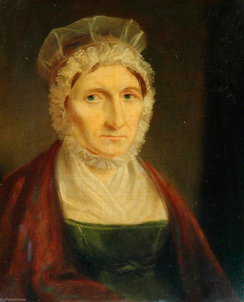 Wikioo.org - สารานุกรมวิจิตรศิลป์ - จิตรกรรม Joseph Rhodes - Sarah Large, Wife of Thomas Large of Leeds