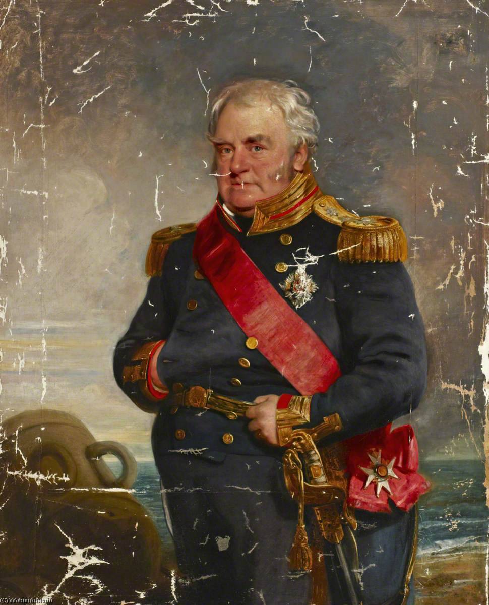 Wikioo.org - The Encyclopedia of Fine Arts - Painting, Artwork by Andrew Morton - Admiral Lord Amelius Beauclerk (1771–1846)
