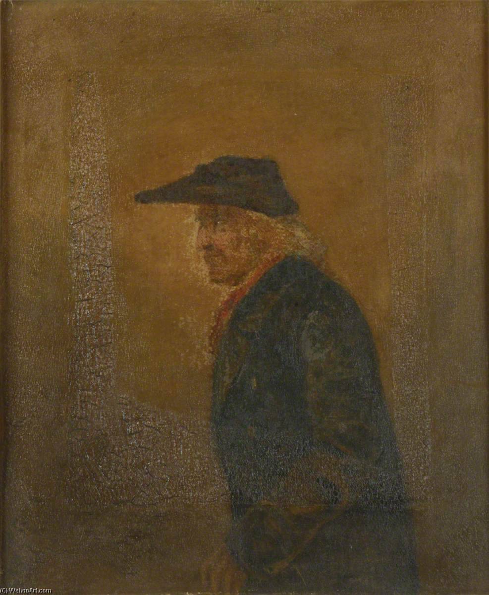 Wikioo.org - สารานุกรมวิจิตรศิลป์ - จิตรกรรม John Burnet - Portrait of a Greenwich Pensioner