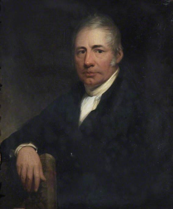 Wikioo.org - The Encyclopedia of Fine Arts - Painting, Artwork by John Bridges - James Wyatt Senior (1774–1853), Mayor of Oxford (1842–1843)
