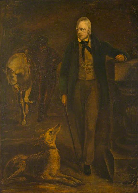 Wikioo.org - The Encyclopedia of Fine Arts - Painting, Artwork by James Howe - Sir Walter Scott (1771–1832), Novelist and Poet