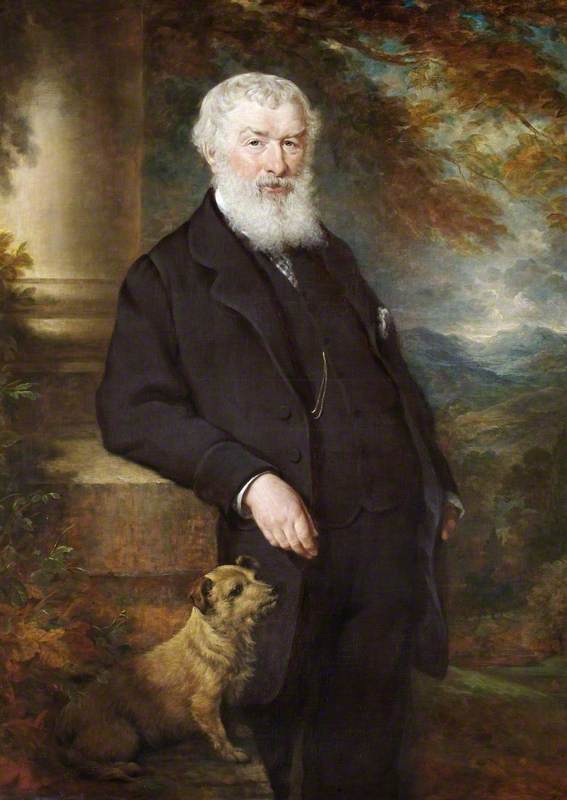Wikioo.org - The Encyclopedia of Fine Arts - Painting, Artwork by Richard Augustus Clack - Henry Arthur Hoare of Wavendon (1804–1873)