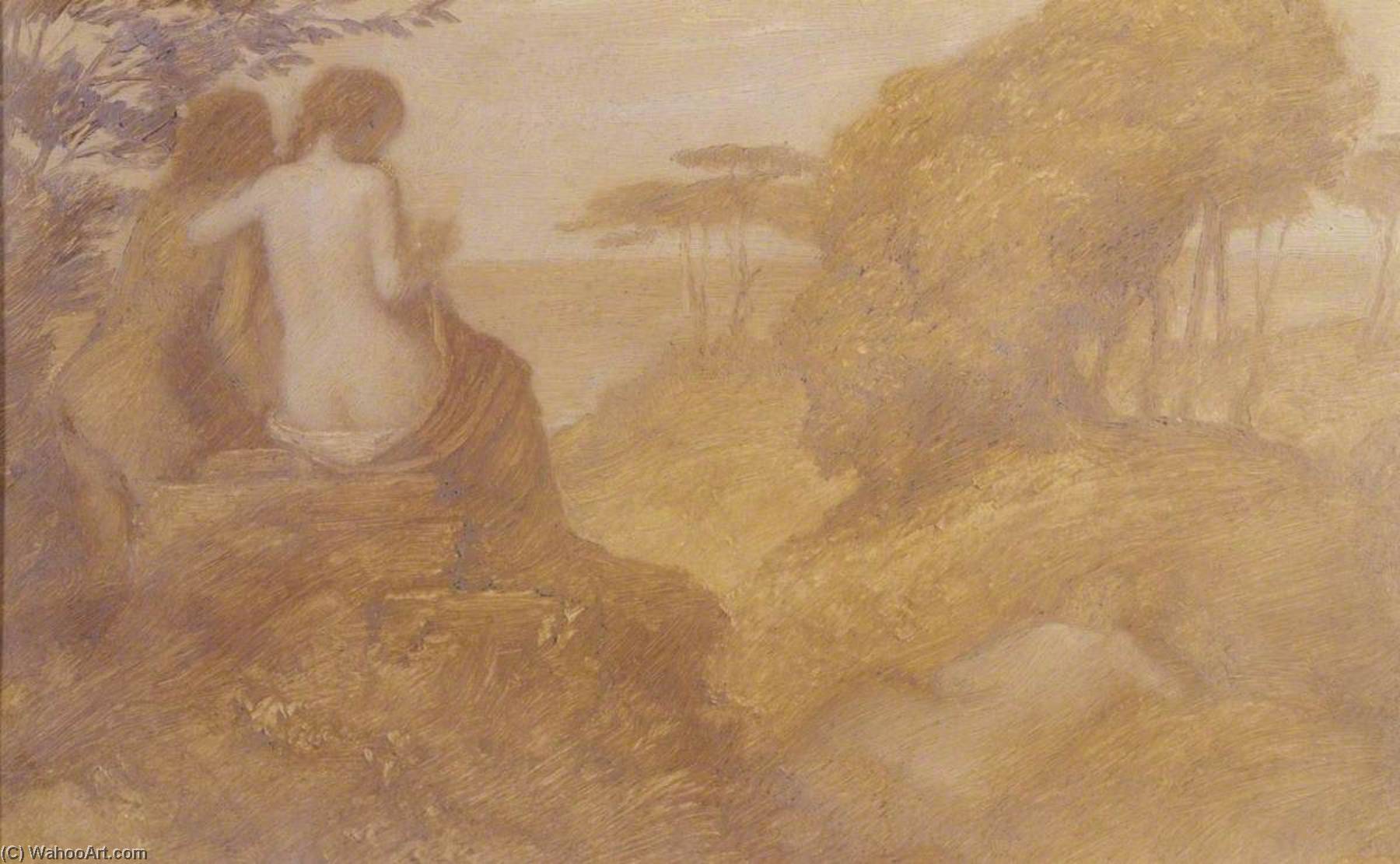 Wikioo.org - The Encyclopedia of Fine Arts - Painting, Artwork by Edward Calvert - Elemental Life