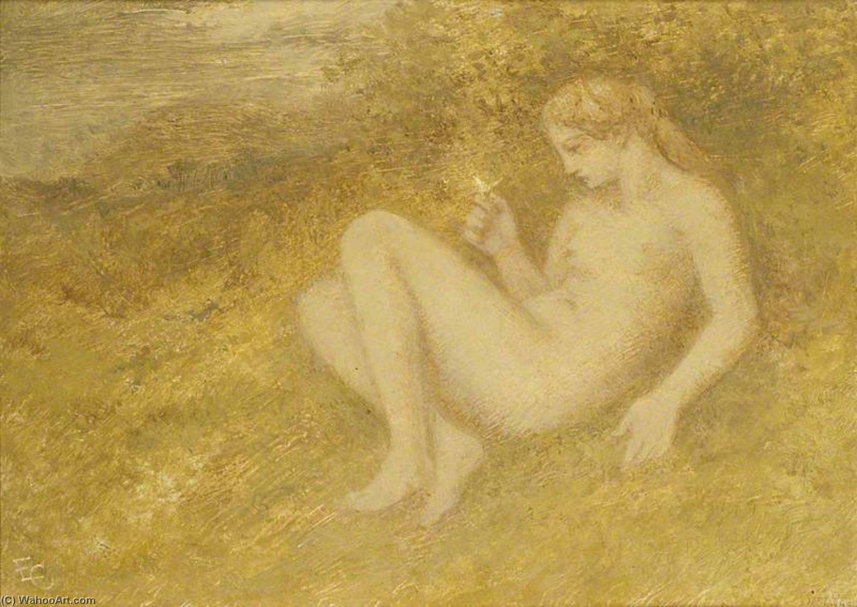 WikiOO.org - Encyclopedia of Fine Arts - Lukisan, Artwork Edward Calvert - Psyche