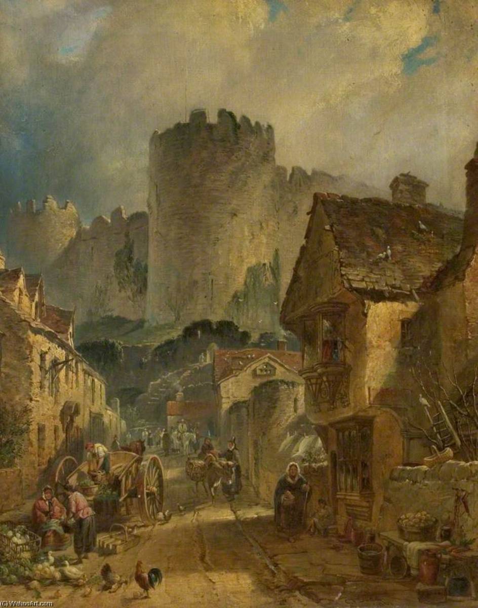 Wikioo.org - The Encyclopedia of Fine Arts - Painting, Artwork by Charles Tattershall Dodd I - Conway Castle