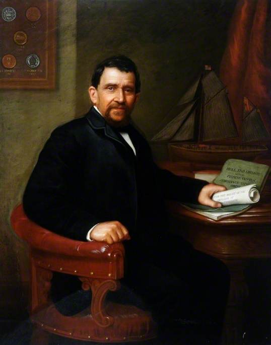 Wikioo.org - The Encyclopedia of Fine Arts - Painting, Artwork by Benjamin Hudson - John Sims (d.1887)