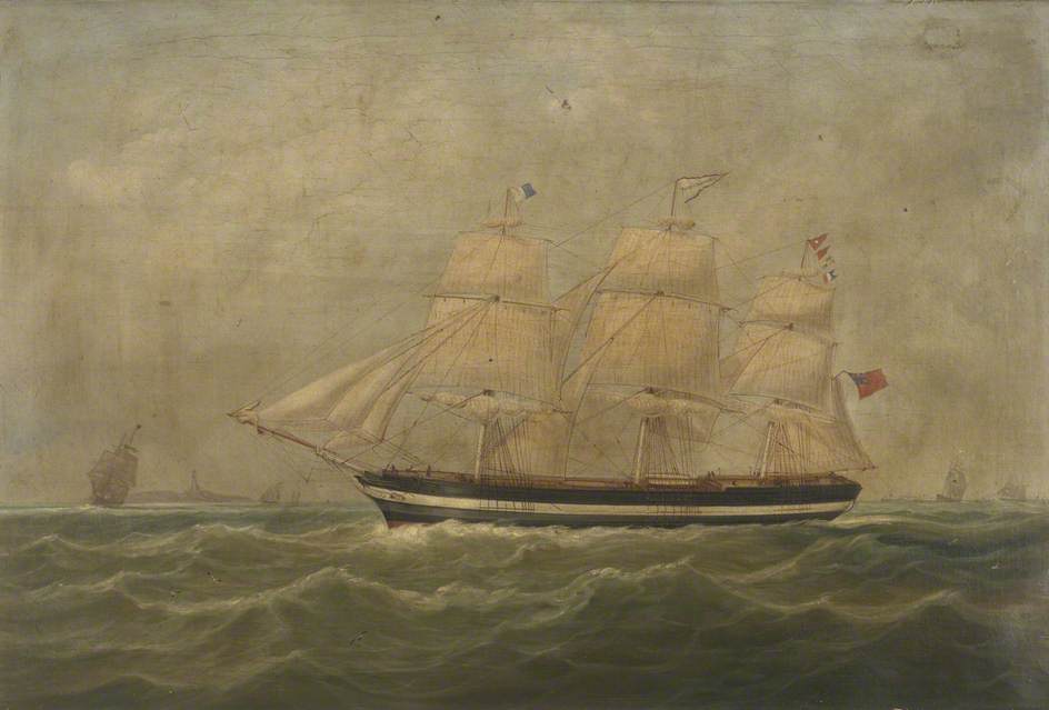 Wikioo.org - The Encyclopedia of Fine Arts - Painting, Artwork by William Mitchell - Sailing Ship 'Florence Nightingale'