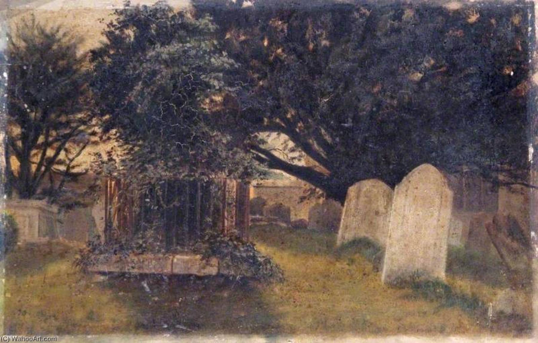 Wikioo.org - The Encyclopedia of Fine Arts - Painting, Artwork by Laslett John Pott - Wordsworth's Grave