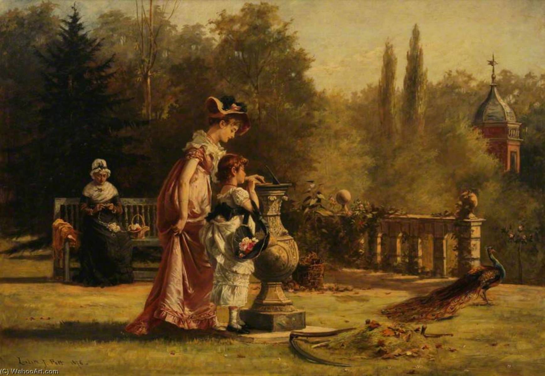 Wikioo.org - The Encyclopedia of Fine Arts - Painting, Artwork by Laslett John Pott - Life is Like a Sundial