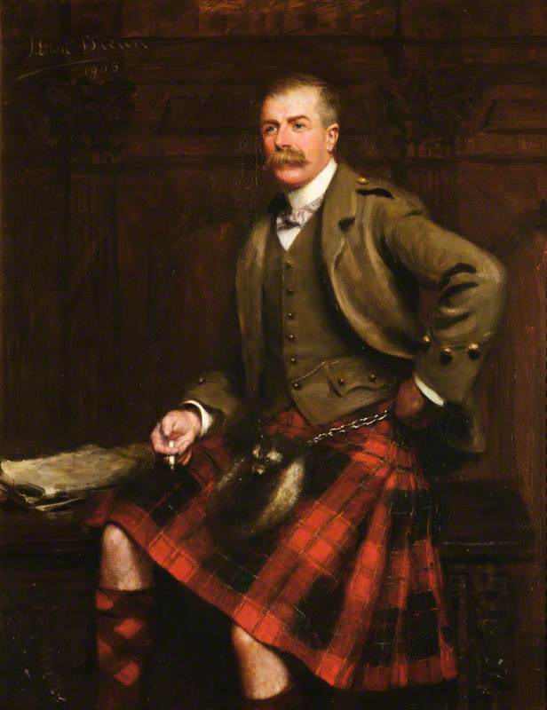 Wikioo.org - The Encyclopedia of Fine Arts - Painting, Artwork by John Ernest Breun - Charles Edward Norman Leith Hay (1858–1939), of Leith Hall