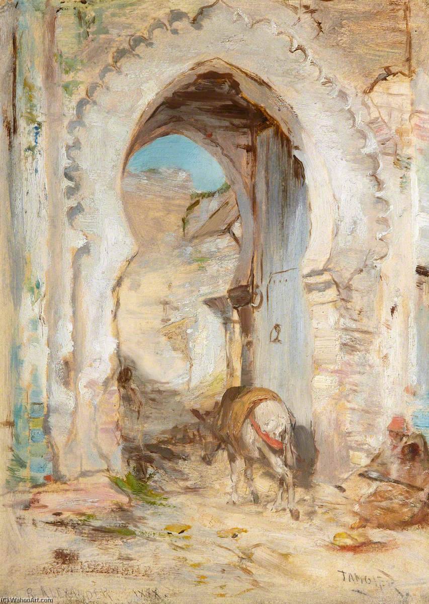 Wikioo.org - The Encyclopedia of Fine Arts - Painting, Artwork by Robert L Alexander - A Tangier Gateway