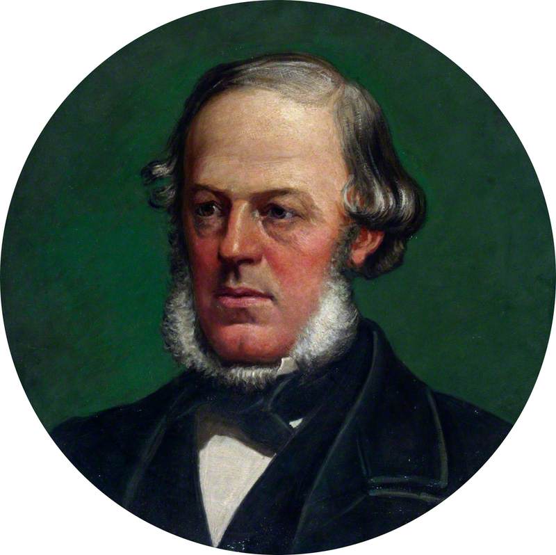 Wikioo.org - The Encyclopedia of Fine Arts - Painting, Artwork by Frederick Bacon Barwell - The Right Honourable Lord Aberdare (1815–1895)