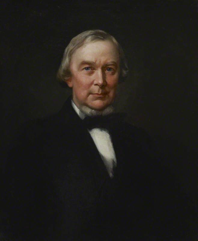 Wikioo.org - The Encyclopedia of Fine Arts - Painting, Artwork by William Salter Herrick - John Winter Jones (1805–1881), Principal Librarian (1866–1878)