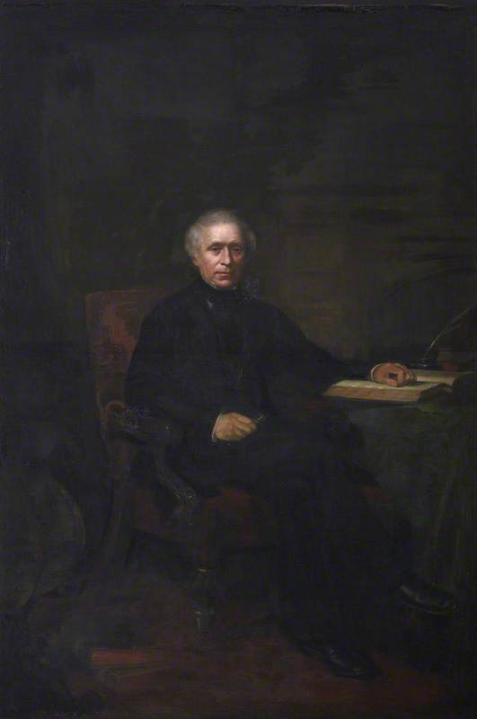 Wikioo.org - The Encyclopedia of Fine Arts - Painting, Artwork by William Salter Herrick - Sir David Brewster (1781–1868)