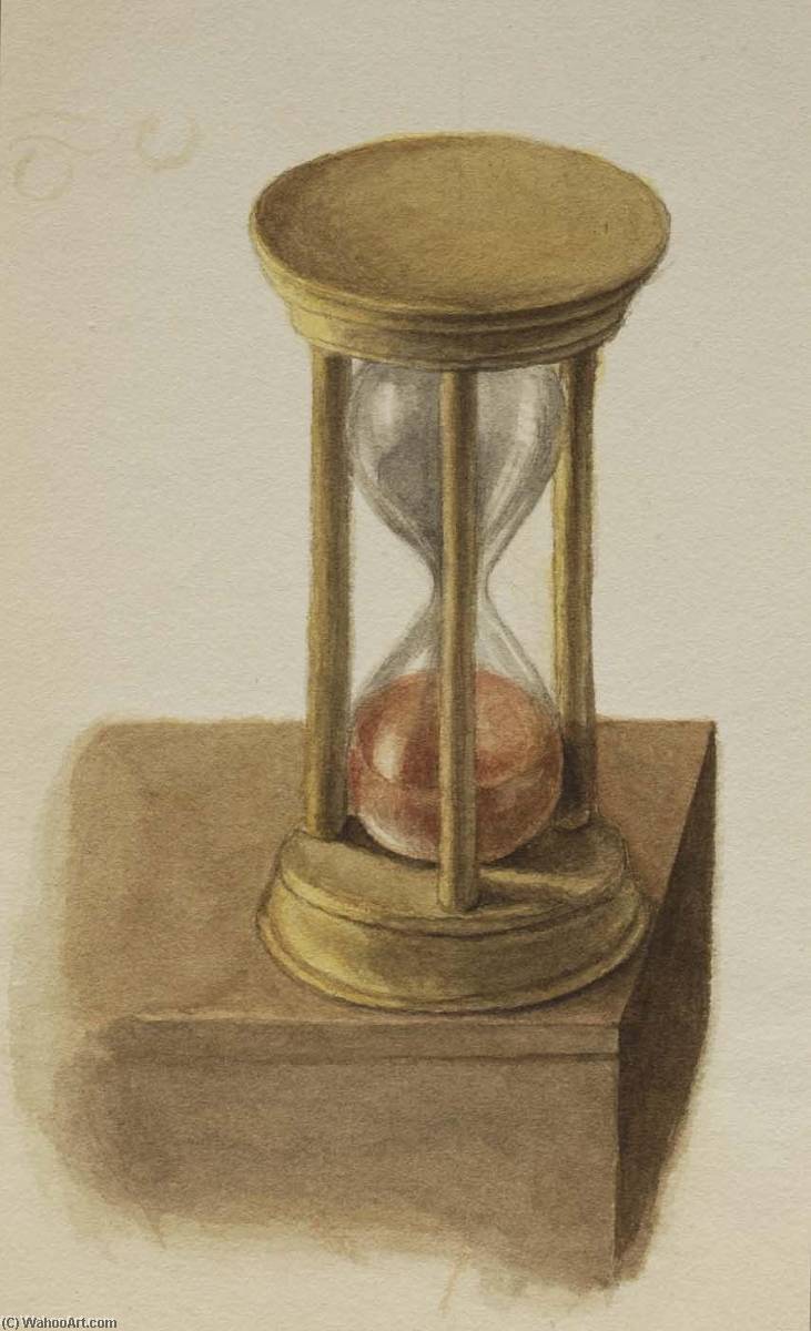 Wikioo.org - The Encyclopedia of Fine Arts - Painting, Artwork by Mary Morris Vaux Walcott - Untitled (Hourglass)