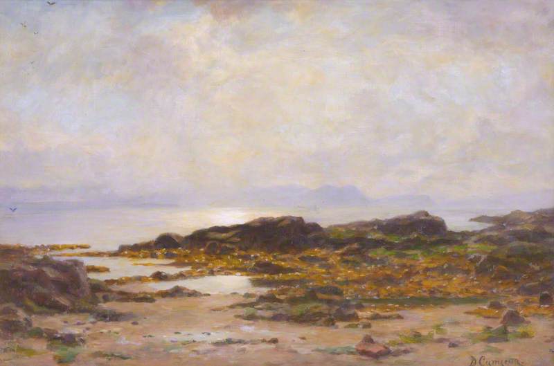 Wikioo.org - The Encyclopedia of Fine Arts - Painting, Artwork by Duncan Cameron - Arthur's Seat from Kirkcaldy